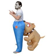 ट्रम्प चेयर इन्फ्लेटेबल सूट क्रिसमस मेकअप पार्टी खिलौने ड्रेस अप कॉस्प्ले कॉस्ट्यूम आउटफिट के लिए