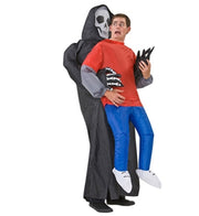 ट्रम्प चेयर इन्फ्लेटेबल सूट क्रिसमस मेकअप पार्टी खिलौने ड्रेस अप कॉस्प्ले कॉस्ट्यूम आउटफिट के लिए