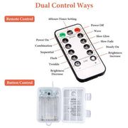 1Pc 3.28FT Spider Web Light With Hairy Spider