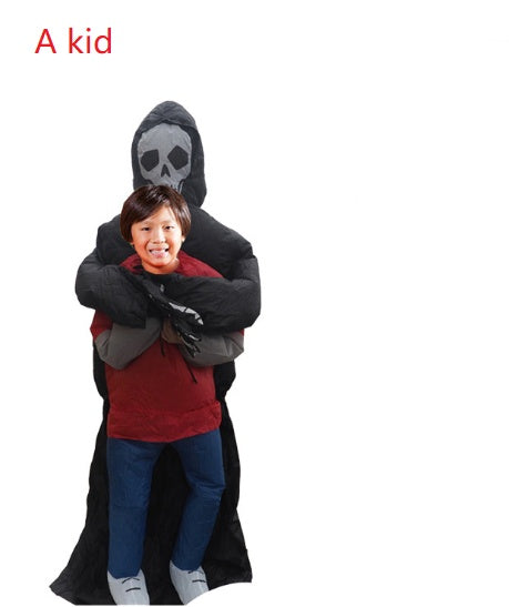 ट्रम्प चेयर इन्फ्लेटेबल सूट क्रिसमस मेकअप पार्टी खिलौने ड्रेस अप कॉस्प्ले कॉस्ट्यूम आउटफिट के लिए