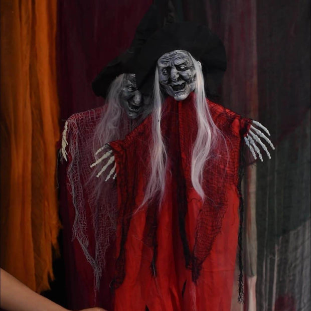 Halloween Indoor Outdoor Decorations Scary Hanging Witches