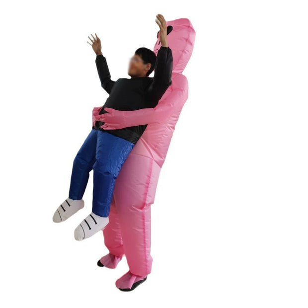 ट्रम्प चेयर इन्फ्लेटेबल सूट क्रिसमस मेकअप पार्टी खिलौने ड्रेस अप कॉस्प्ले कॉस्ट्यूम आउटफिट के लिए