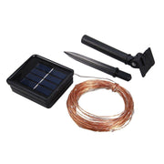 2 सोलर फेयरी स्ट्रिंग लाइट्स का सेट 20M 200 LED कॉपर वायर आउटडोर गार्डन डेकोर
