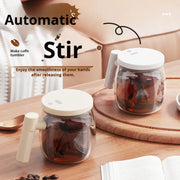 पोर्टेबल ऑफिस ड्रिंकवेयर स्वचालित मिक्सिंग इलेक्ट्रिक ग्लास कॉफी मग 