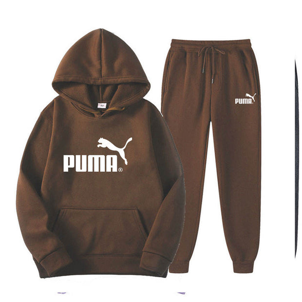 हूडी और गर्म पैंट 